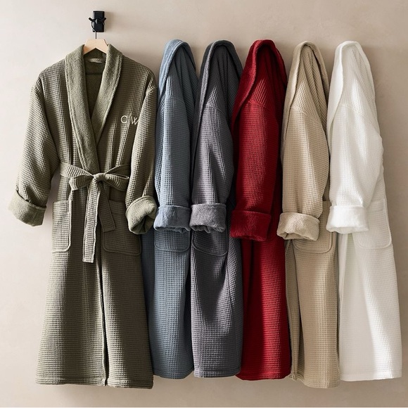 Pottery Barn Other - NEW! Pottery Barn Resort Robe Waffle and Terry Sz. S White no monogram